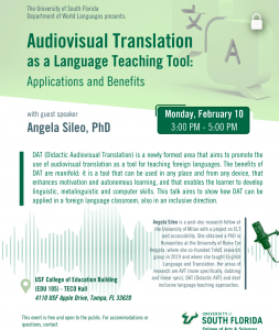 Audiovisual Translation as a Language Teaching Tool