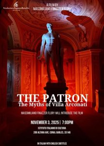 Movie poster for "The Patron" by Massimiliano Finazzer Flory